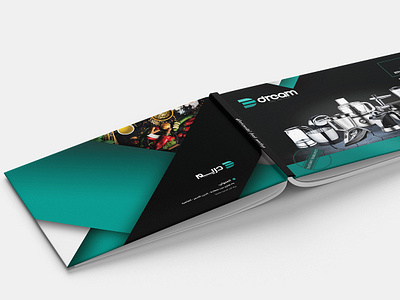 Free Landscape Brochure Cover Mockup appliance appliances aqua black black and white brand brand design branding branding design brochure brochure design brochure layout brochure mockup brochure template cover cover art cover design dream food food and drink