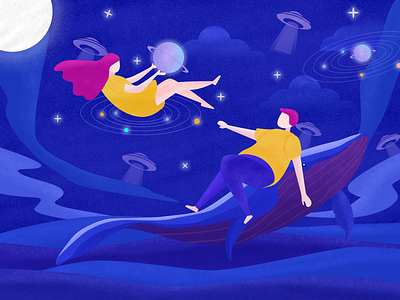 Dreamland design illustration