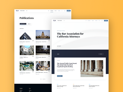 Lawyers Association Website attorneys california clients desktop law lawyers ui ux web design