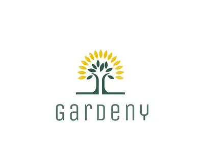 Gardeny Logo : Concept branding clean color design florist icon illustration logo typography ui vector