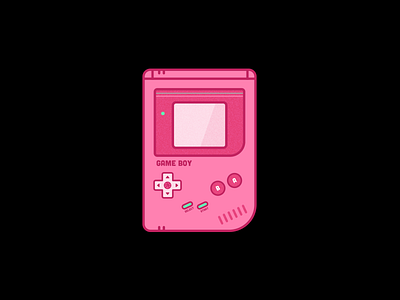 Gameboy branding design flat gameboy illustration logo vintage