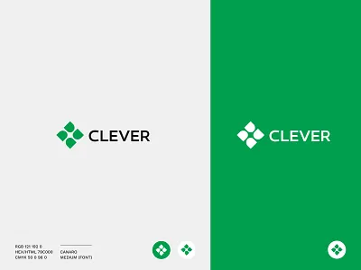 Clever Logotype clever logo color company logo design logo logodesign logotype mockup pattern