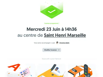 ✅ Exam confirmation app checkout confirmation design system isometric isometry navigation responsive style guide ui webapp website