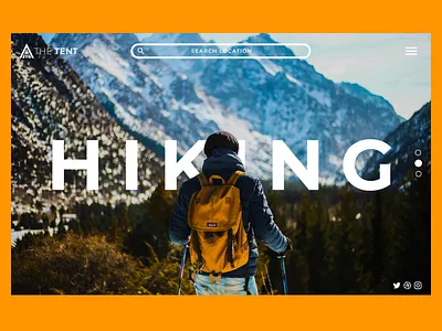 Hiking UI Design daily daily ui dailyui design designer hiking inspiration ui ui design ui designer ui ux uidesign uiux user experience user interface user interface design userinterface ux web yellow
