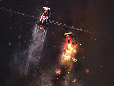 RUSH - Alternative Movie Poster alternative f1 fire james hunt movie movie poster movies niki lauda racing retro rush