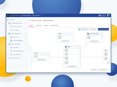 Event Collection accessibility b2b celonis clean cloud data integration design enterprise enterprise software enterprise ux interaction design mining processmining saas software ui usability usability testing ux vector