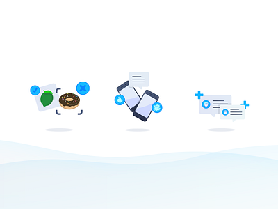 Website icons chat design donut health icon icon set phone vector web website