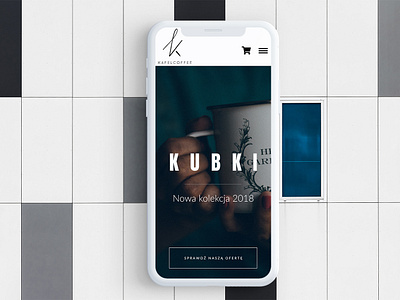KafelCoffee - Website mobile ui ui ux web webdesign website website design