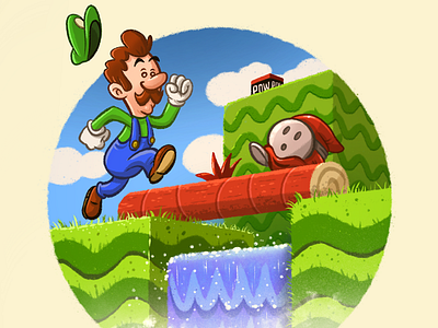 Retro Gaming Series - Super Mario 2 luigi mario mario bros mario bros 2 nes nintendo