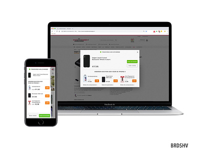 Smartphonehoesjes.nl | Winkelmandje adobe xd ux design visual design