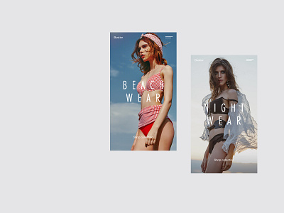 Bustier mobile clean fashion interaction interface minimal mobile mobile app typography ui ui designer