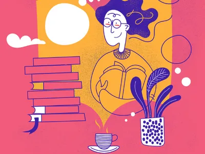 Book fair illustration #2 illustration