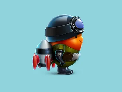Rocket Boy artua character character design concept design game game art game design human illustration ios kid rocket sketch superhero