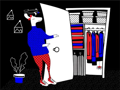 Spiders art art collective black and white deer deer illustration design digital art digital illustration digital store ecommerce halx halx store illustration illustrationdaily mascot mascot character