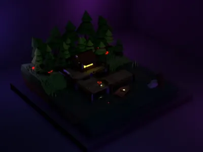 i want fishing blender blender3d blender3dart design lowpoly