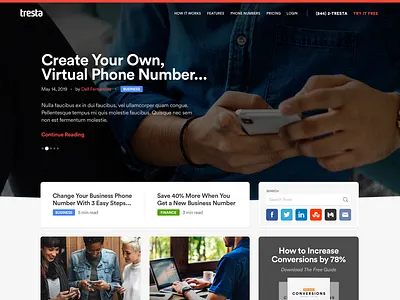 Blog Home blog blog design blog post blog ui magazine magazine design news news feed newsletter web website widget widgets