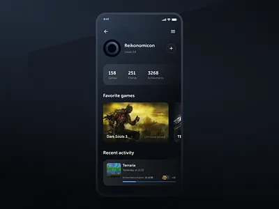User Profile for DailyUI --- 006 app dailyui design figma minimal ui ux web