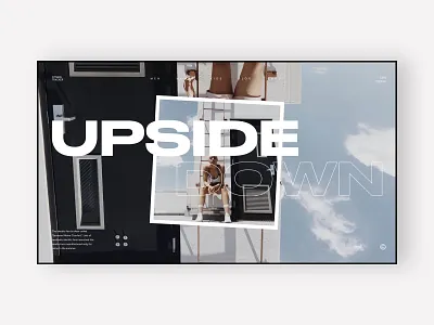 Upside Down - Category Page Header clean header landing marketing minimal pallete product responsive ui ux web design website