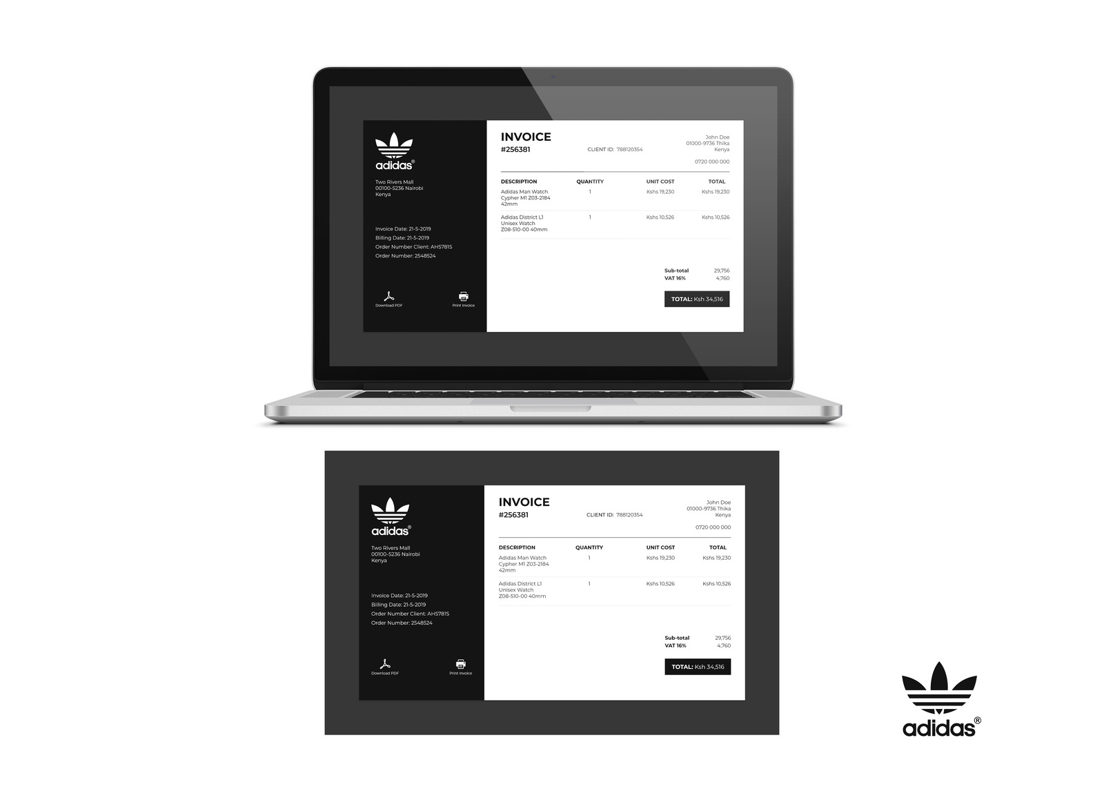 Example of Invoice - 046