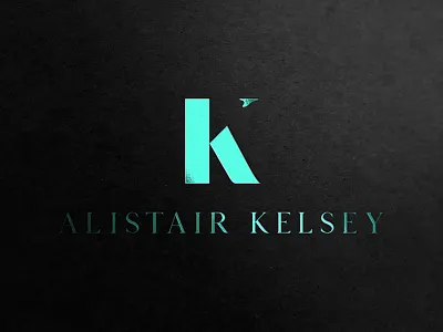 Alistair Kelsey logo jewelry logo branding gold icon identity jewelry k logo k monogram logo logo design lux luxury luxury design luxury logo minimal necklace panter vision ring symbol typeface ui