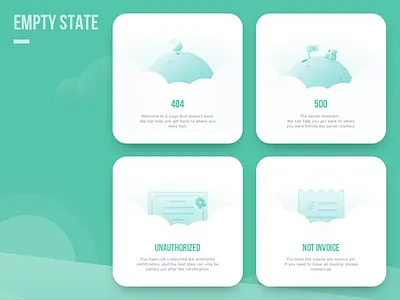 Empty state clean cloud concise earth empty state green guide page illustration invoice meteorological seniverse sun thinkpage to b ui weather