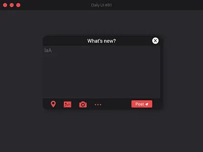 Daily UI #81 - Status Update adobe xd app dailyui design flat mobile ui web website