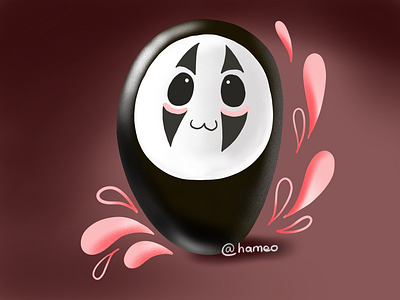 Cute Noface, Spiritaway artforfun hameo1609 illustrator noface procreate