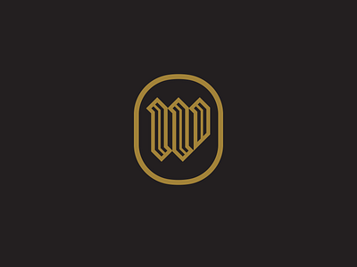 W Monogram 1 black letter blackletter brand design graphic icon identity logo mark monogram typography w