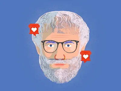 Aristotle for influencers article article illustration design illustration influencer medium