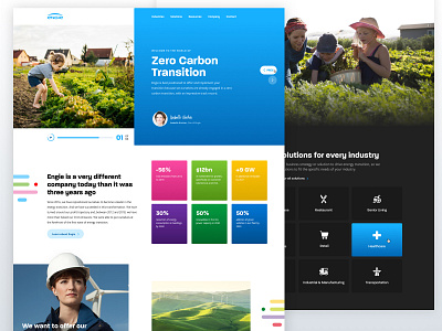 Energy Company Home design desktop energy green home page home page design homepage homepage design mobile power responsive ui ui design web design