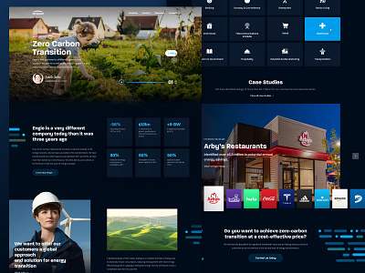 Energy Company Pitch - Home B design desktop energy green home page home page design homepage homepage design mobile power responsive ui ui design web design