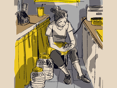 タイ焼き art artwork character design illustration sketch