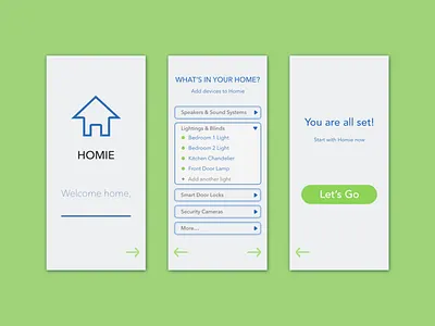 Daily UI Design Challenge 23: Onboarding 100 day challenge 100daychallenge adobexd app appdesign calm dailyui design iot onboarding onboarding ui smart home ui ux