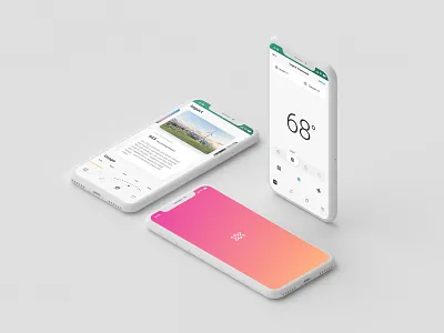 Inspire Smart-Home App branding mobile app product design renewable energy smart home smart home app ui design ux design