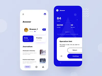 Application Projects of Course Learning app design hello dribbble icon illustration sketch ui ux