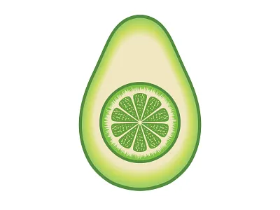 Avocado Lime Logo avocado avocado lime branding design diet fitness fruit graphicdesign guacamole healthy illustrator kitchen lime logo logo design nutrition food organic restaurant