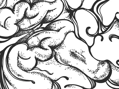 Brain Illustration | Detail adobe draw adobe illustrator anatomy coloring book coloring page illustration line art line drawing vector vector art vector illustration