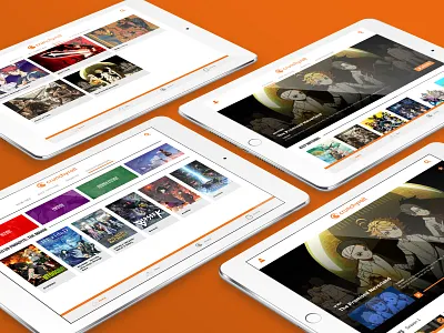 Crunchyroll Redesign, Pt. 2 anime app crunchyroll dailyui interface ipad streaming tv ui ux