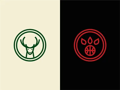 Bucks vs Raptors basketball bucks finals graphic icon milwaukee minimal nba raptors