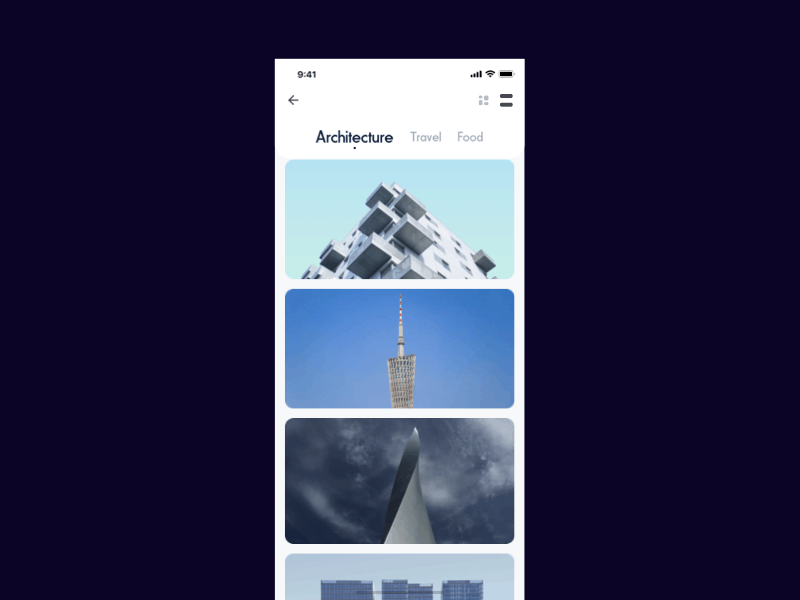 Interactive effects of image application dynamic effect