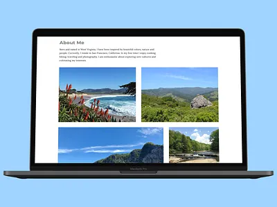 About me section design desktop grid responsive ui userexperiencedesign ux web