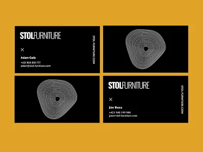 Business cards STOL FURNITURE brand brand design brand identity brand identity design brand identity designer branding design furniture furniture design furniture logo graphic design identity illustraion inspiration logo logotype print slovakia typography visual identity