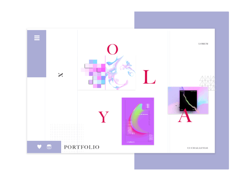 Vertical Scroll animation design grid marketing page micro animation minimalism parallax scroll typography ui