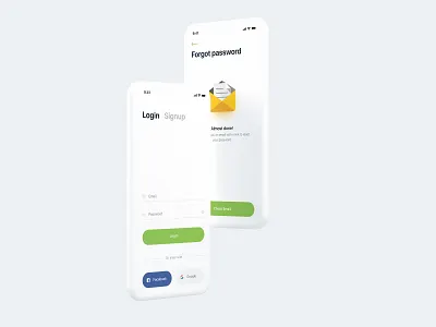 RapidPay signin/forgot password screens app bank app banking app finance finance app flat ios money app money management money transfer ui ux wallet