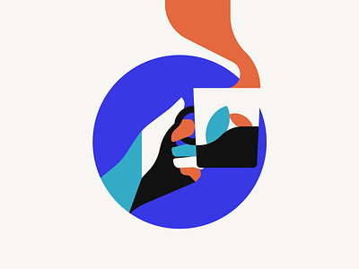 Morning Tea drink hand illustration illustrator tea
