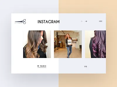 Salon Gatto - instagram feed gallery clean design digital gallery hair hair salon haircut hairstyle instagram mockup salon ui ux web website