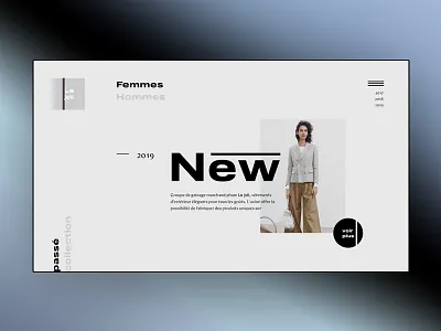 La joli brand clean design e commerce fashion magazine modern shop website white