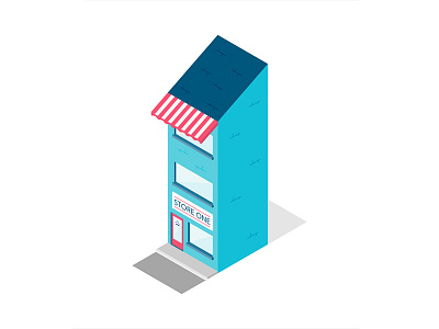 36 Days of Type: 1 36days 1 36daysoftype 3d building design illustration illustrator isometric letter lettering type typeface typography