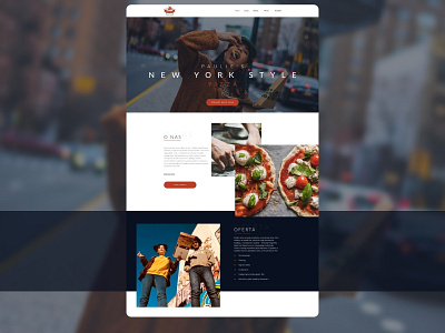 Paulie's Pizza - Webdesign design food pizza restaurant ui ux web webdesign website design