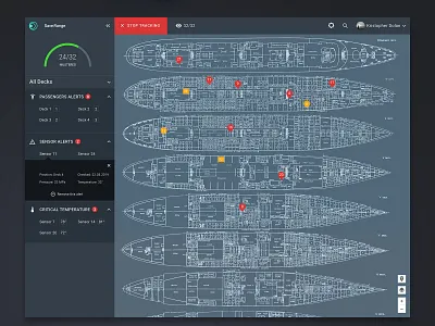 Safe Range App app application design ios ipad ui ux